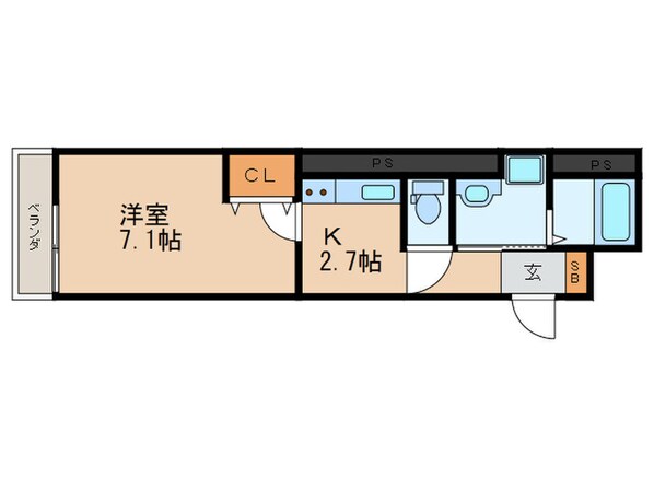 ラコルタ　ブローンの物件間取画像